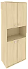 Офисный шкаф для документов высокий полузакрытый