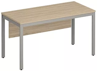 Стол письменный на металлокаркасе с экраном ДСП