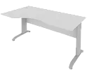 Стол эргономичный на металлокаркасе (левый)