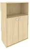 Офисный шкаф средний полузакрытый