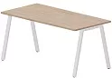 Стол рабочий на металлокаркасе (А-опоры / меламиновый аутлет)