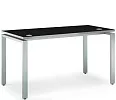 Стол на металлокаркасе письменный прямой