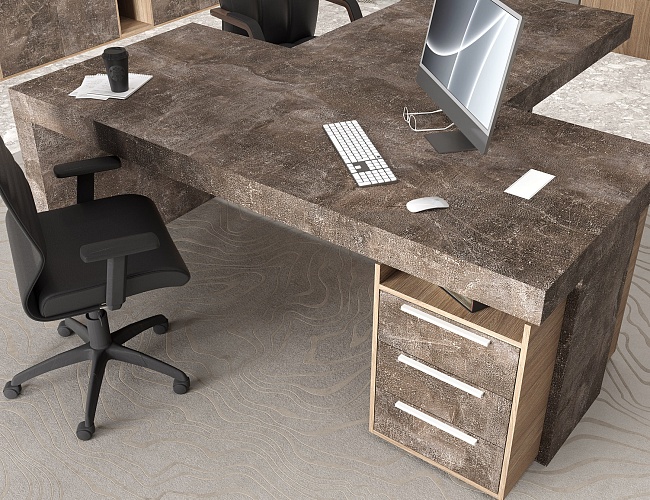 фото кабинет Бетон + №3