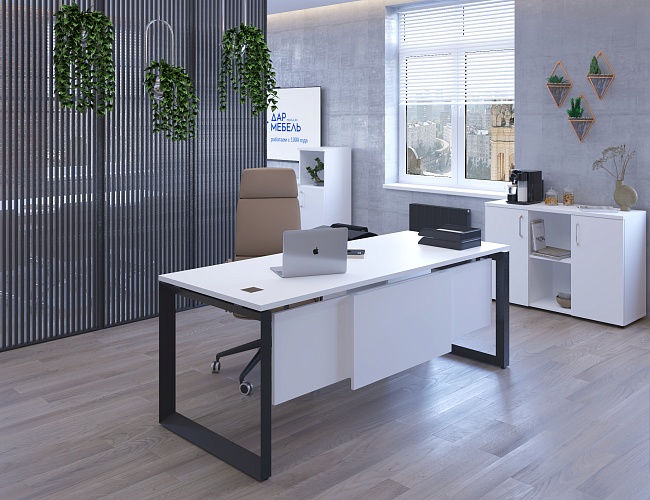 фото кабинет Оникс Белый