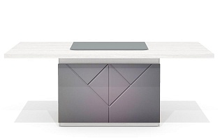 Стол руководителя с декор. траверсом